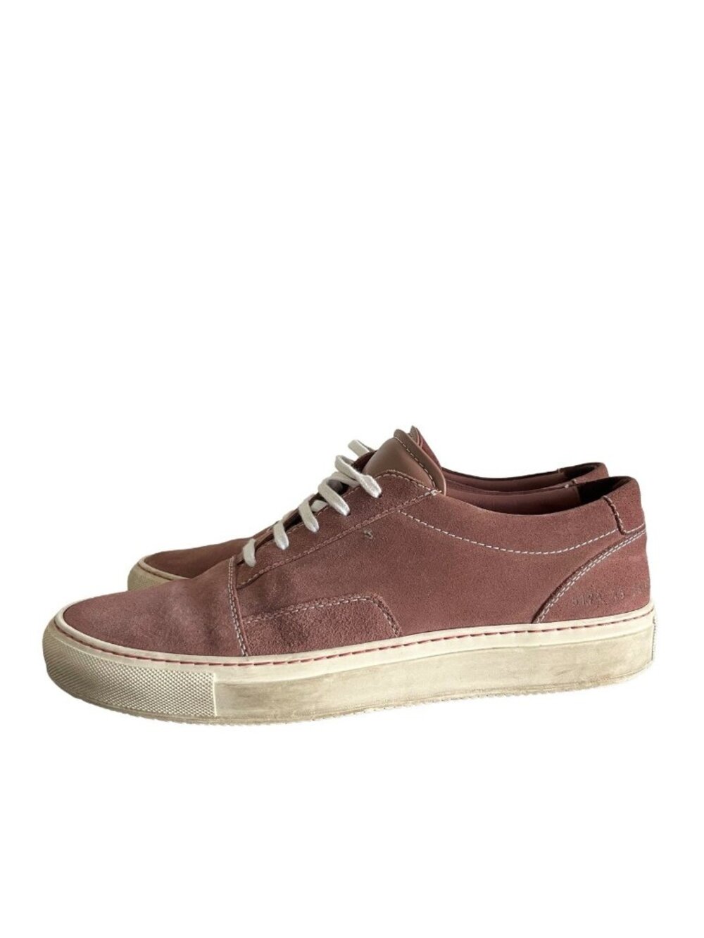 Common Projects suede leather-trimmed slip-on sneakers,